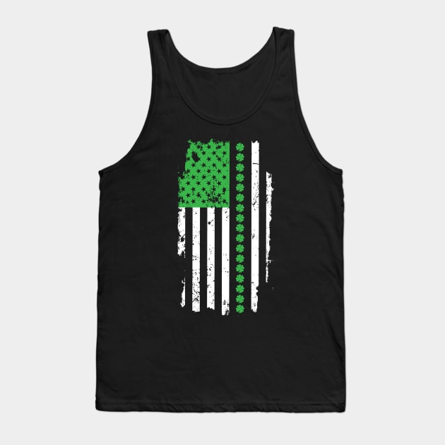 American-Irish Flag Patriotic St. Patrick's Day Tank Top by theperfectpresents